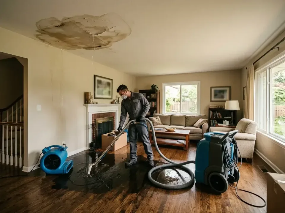 attic-pipe-burst-ceiling-drip-008 — frequently asked questions, Water Damage Restoration & Carpet Care in East Bakersfield,…